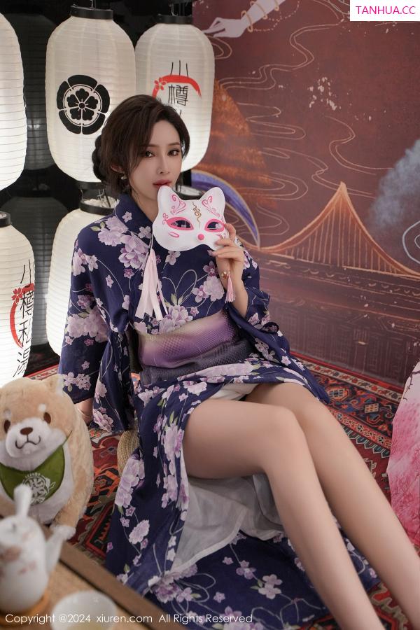 周妍希 奶瓶土肥圆 [XiuRen]高清写真图 2024.01.17 No.7975 Carol周妍希 和服美臀第14张图片